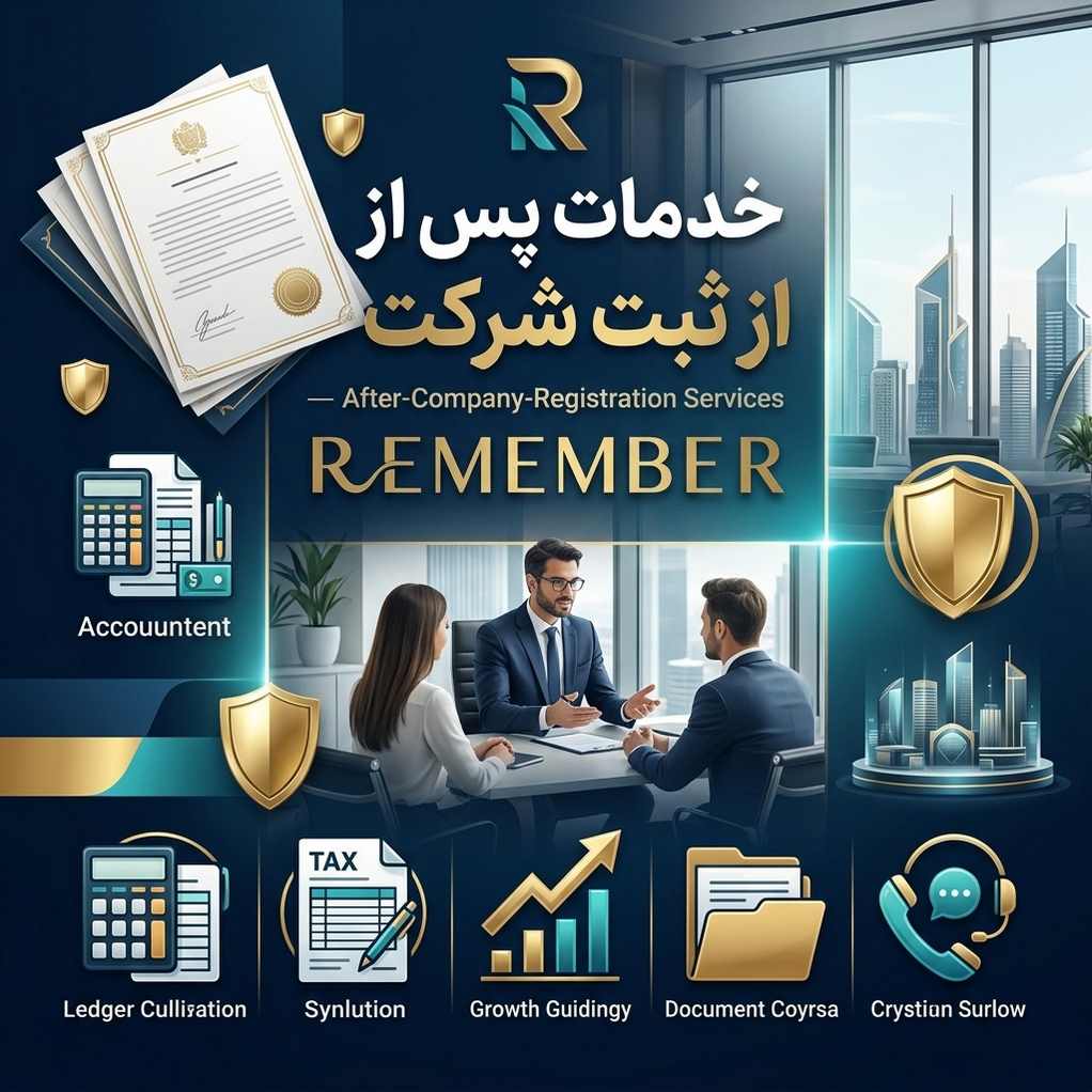 خدمات پس از ثبت شرکت